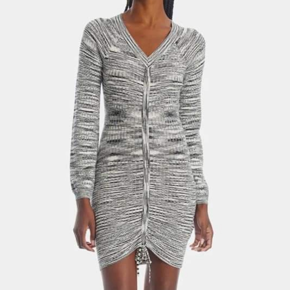 Steve Madden - Sophie Space Dyed V-Neck Dress